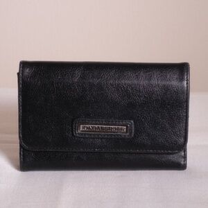 Vintage Longaberger Black Trifold Wallet